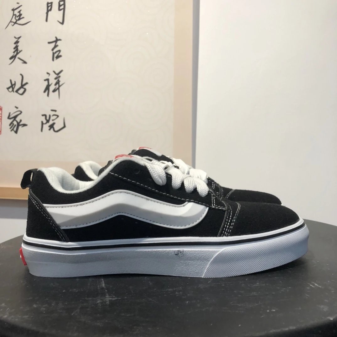 Vans Old Skool Black White Low Top Skate Shoes