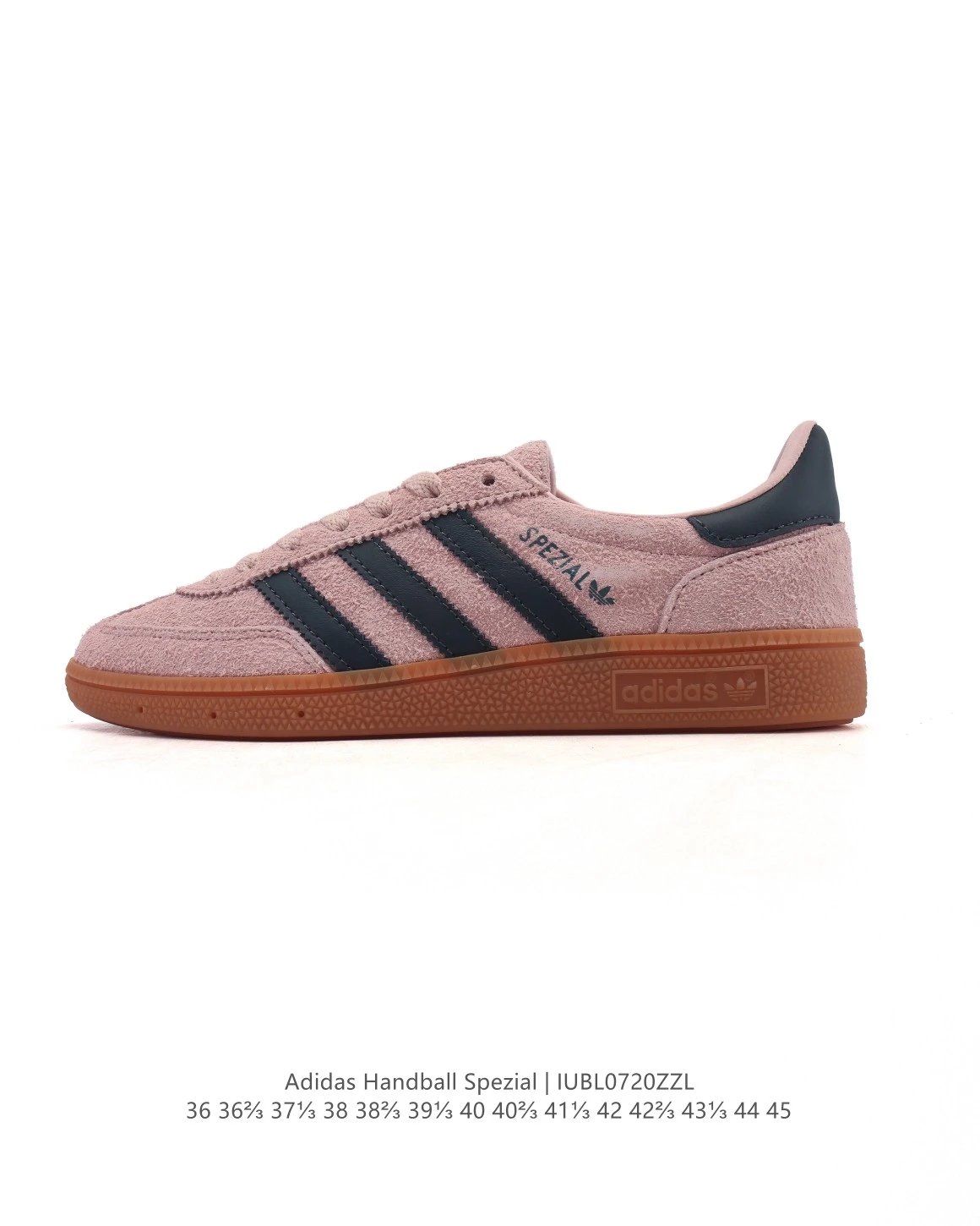 Adidas Handball Spezial Pink Suede Gum Sole Sneakers