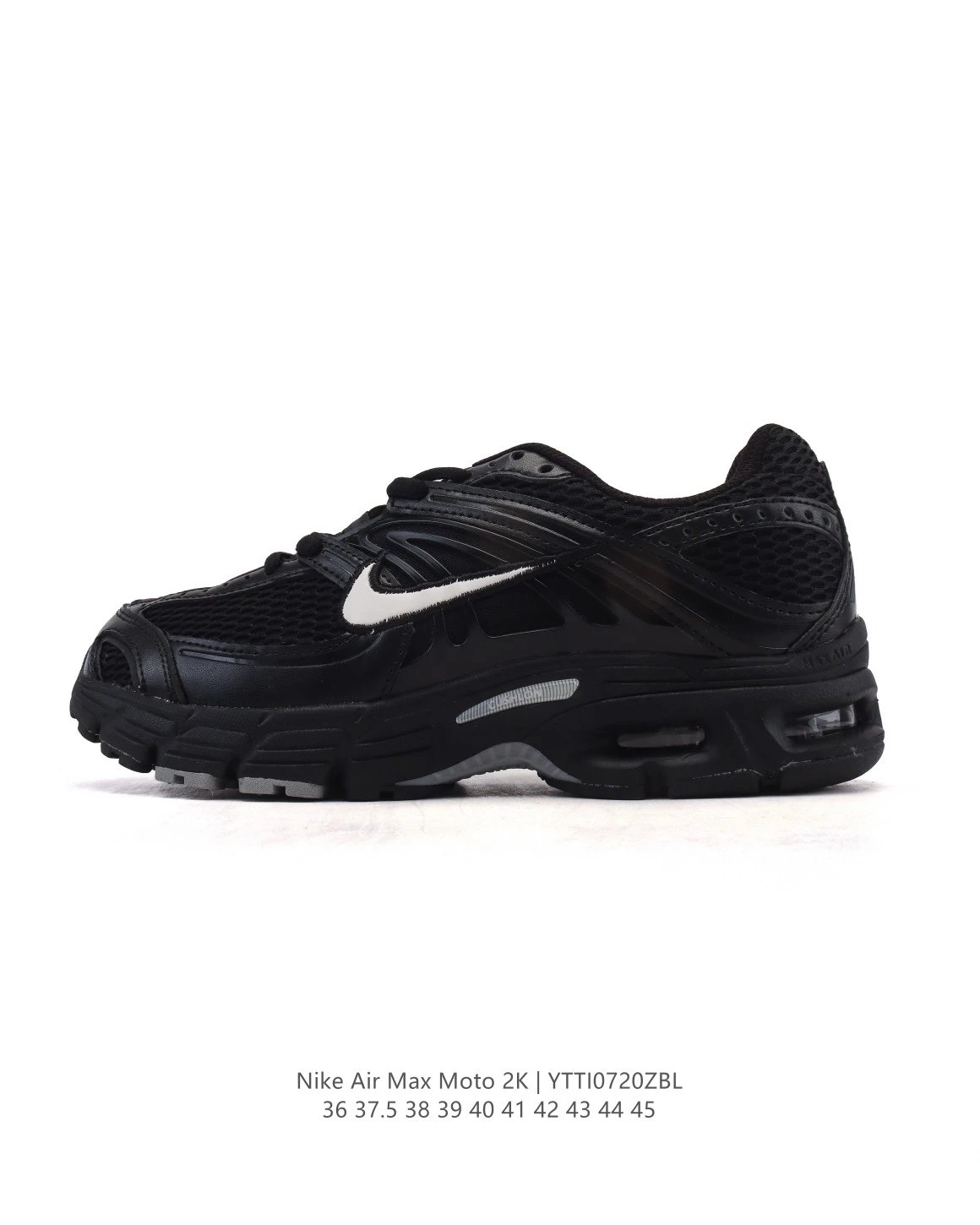Nike Air Max Moto 2K Black Retro Running Shoes