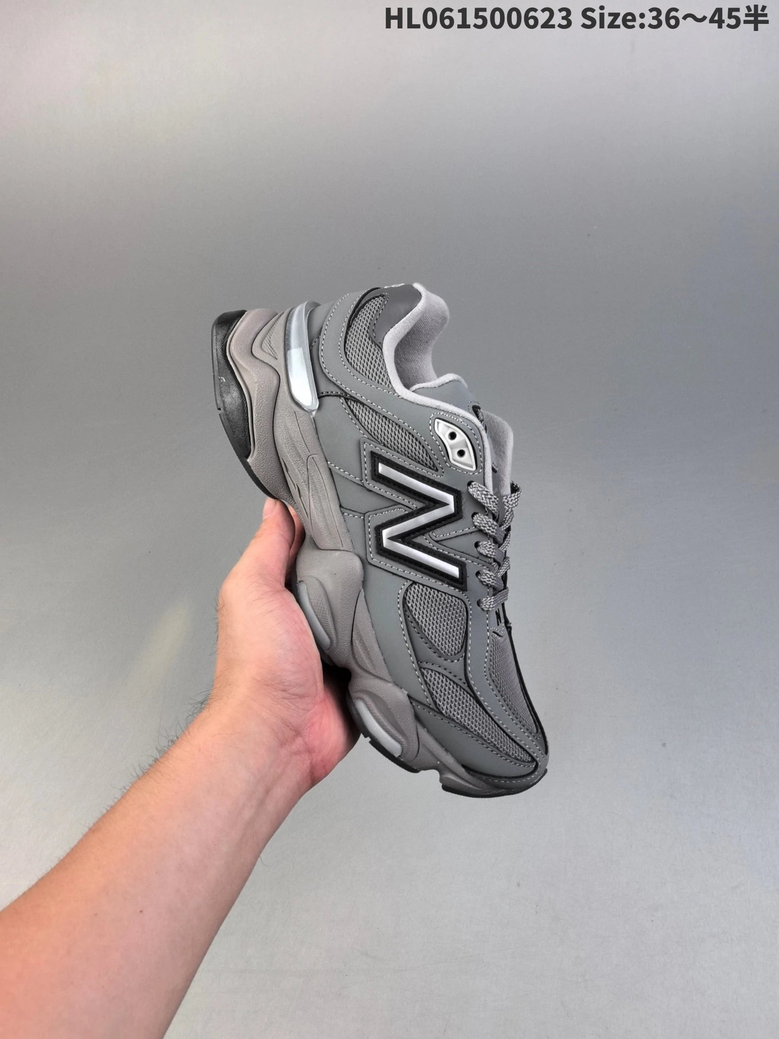 New Balance 9060 Grey Chunky Dad Sneakers Unisex Shoes
