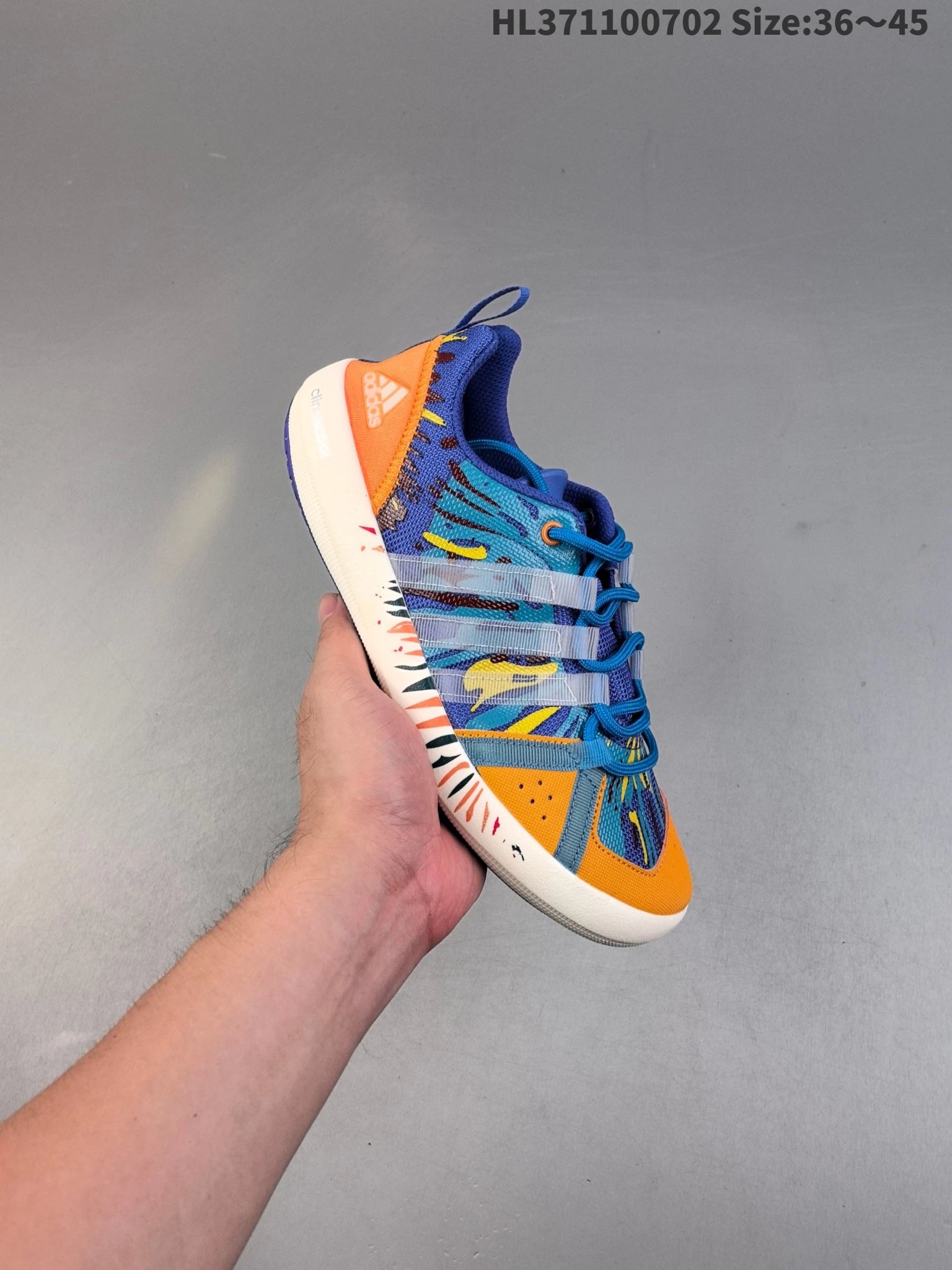 Adidas HL371100702 Colorful Low Top Athletic Sneakers