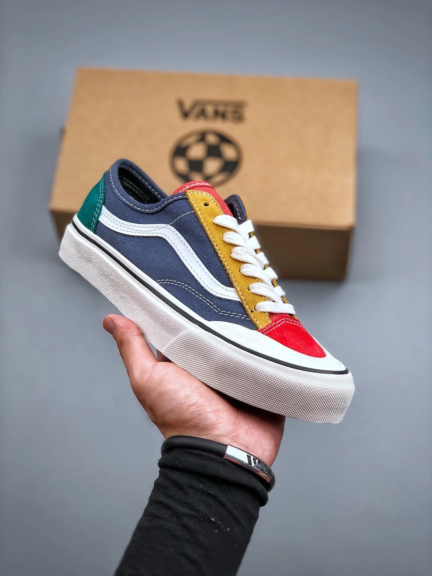 Vans Style 36 Multicolor Canvas Low-Top Skate Shoes