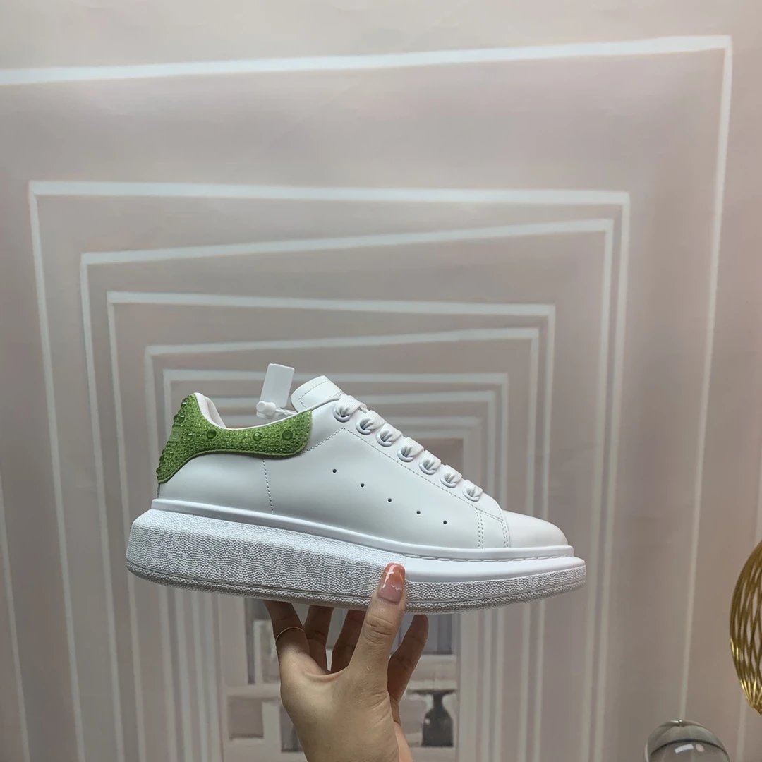 Alexander McQueen White Chunky Platform Sneakers