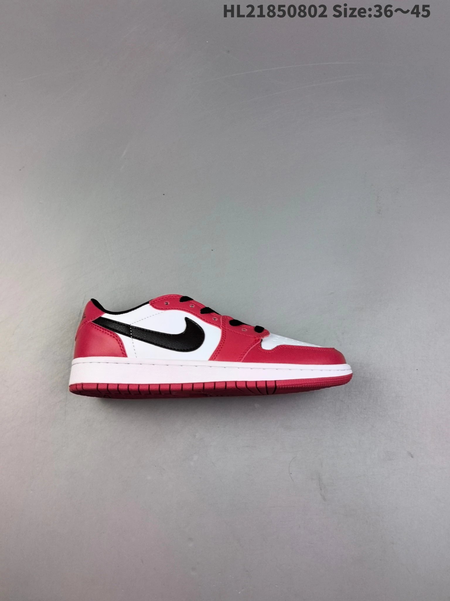 Nike Air Jordan 1 Low Red White Black Sneakers