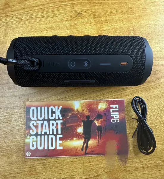 JBL Flip 5 Black Portable Speaker - 4
