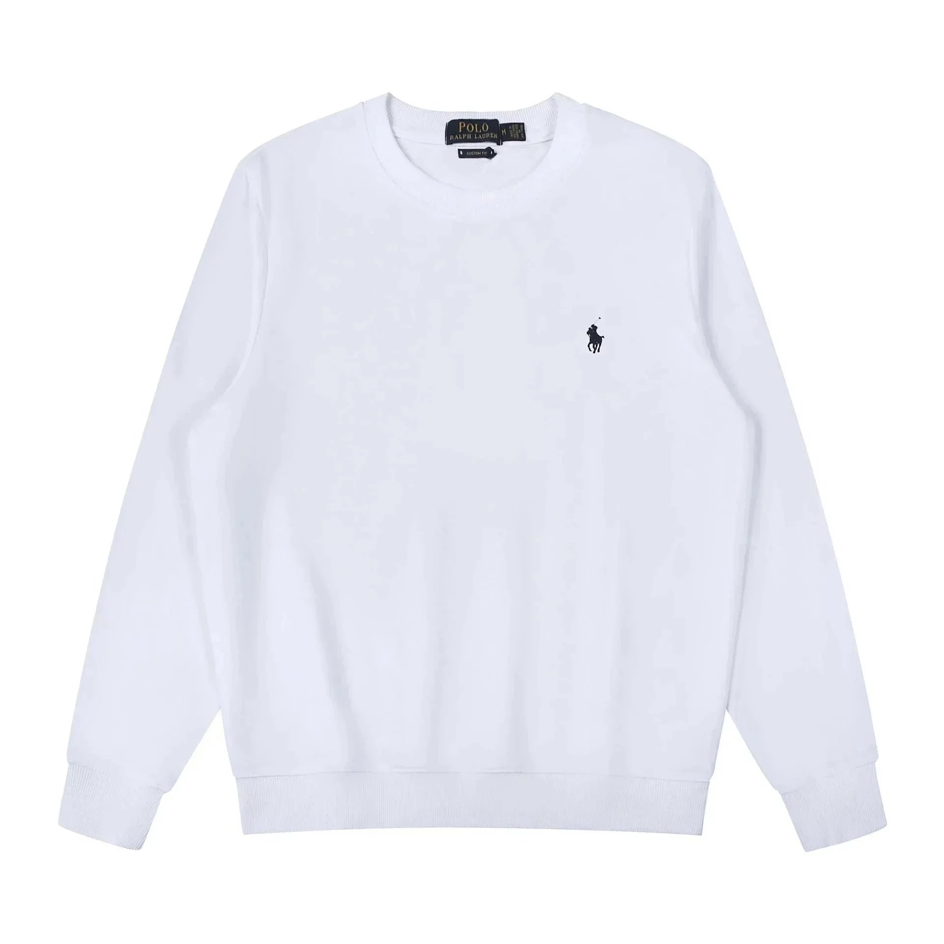 Round Neck White Black Label