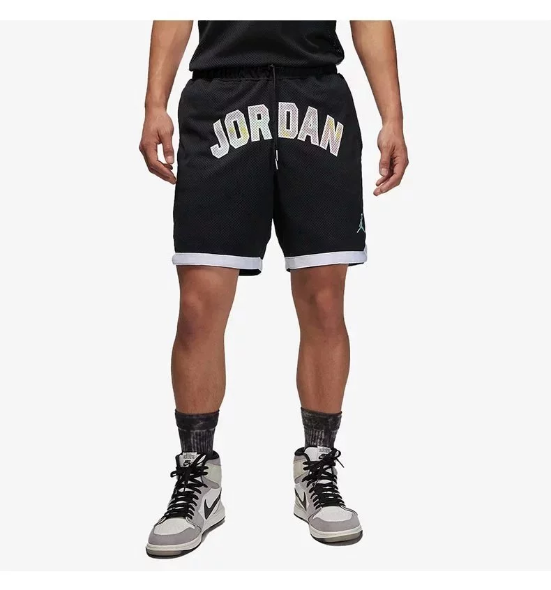 Air Jordan Mesh Color-Block Basketball Shorts