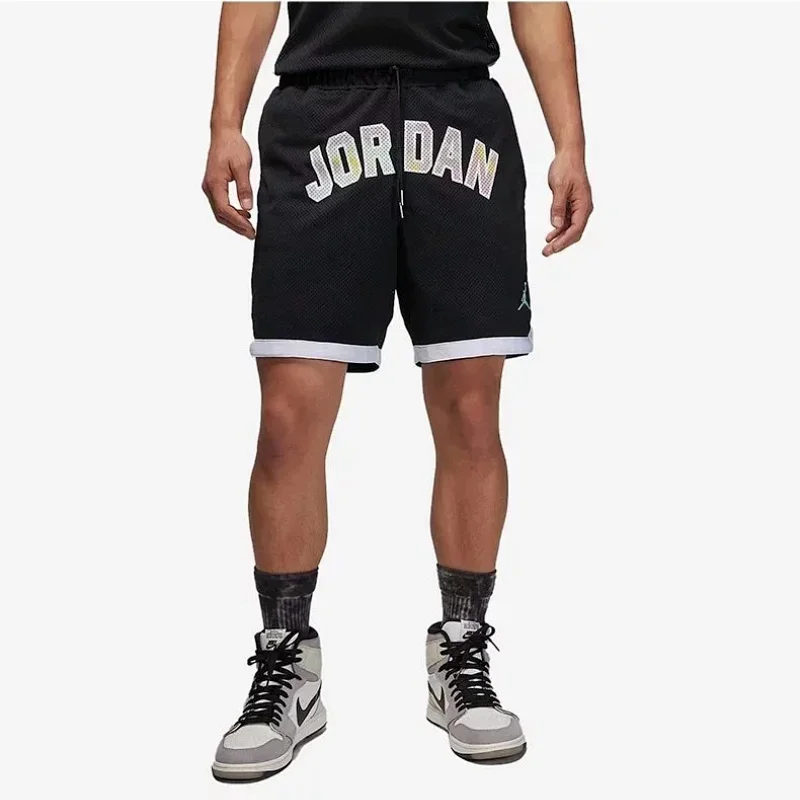 Air Jordan Mesh Color-Block Basketball Shorts - rep Jordan