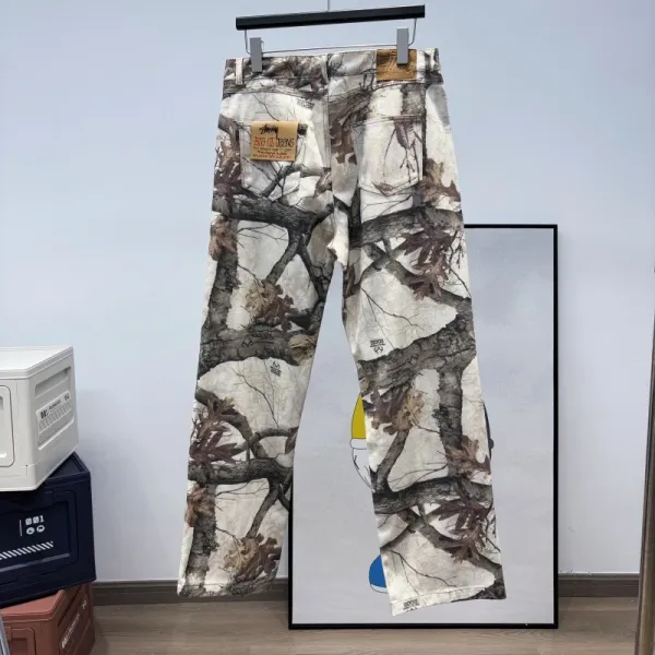 Stussy x Realtree Camo Print Straight-Leg Pants - 1