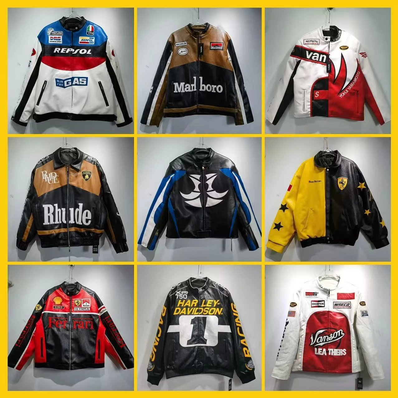 Racing Leather Jackets [40 styles]