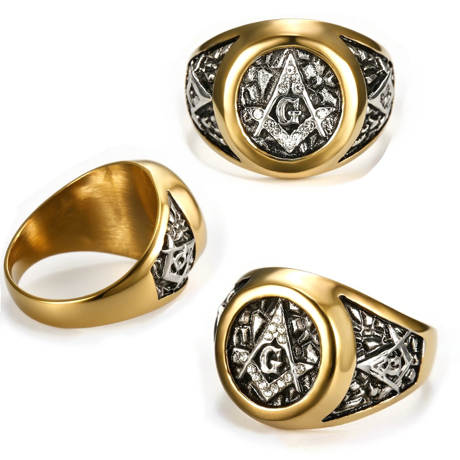 Freemasons Symbol Ring