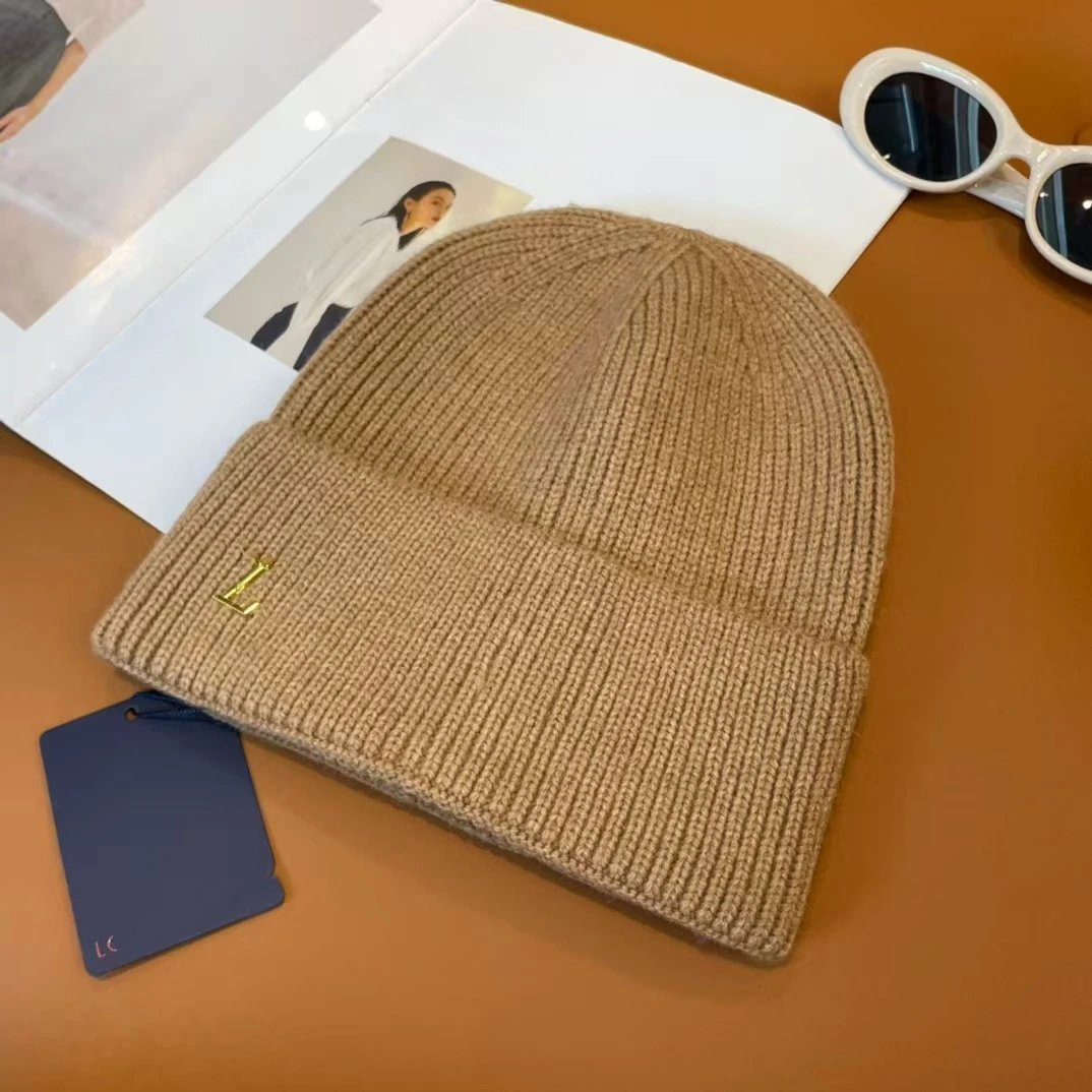 Celine Logo-Embellished Ribbed Knit Beanie White - 14