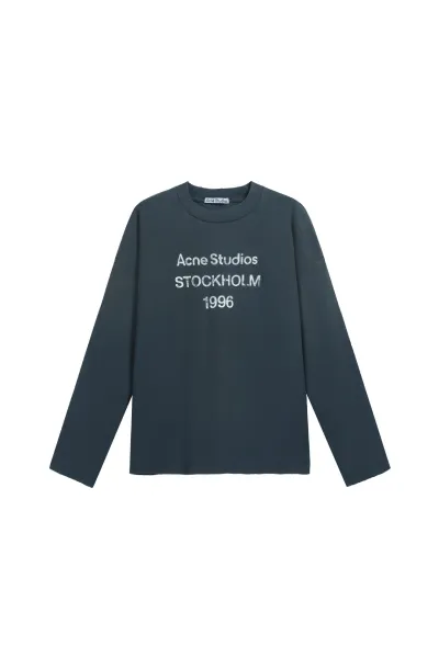 Acne Studios Stockholm 1996 Long-Sleeve T-Shirt Navy - 1
