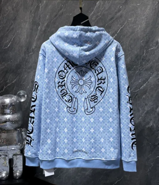 Chrome Hearts Cross Motif Hoodie White - 30