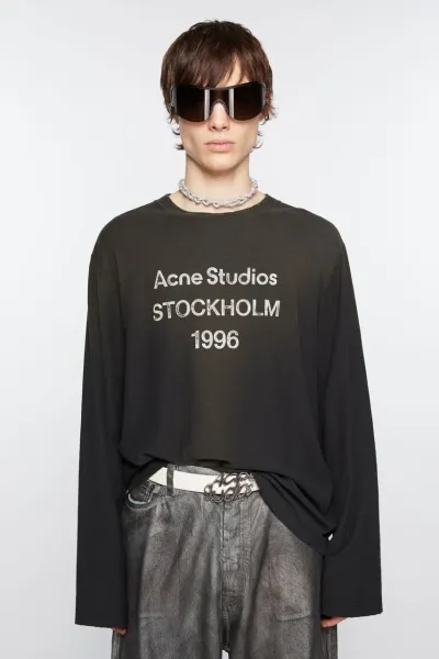 Acne Studios Stockholm 1996 Long-Sleeve T-Shirt Navy - 9