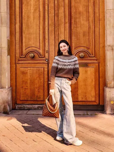 Missoni Fair Isle Knit Sweater Brown Multicolor - 6