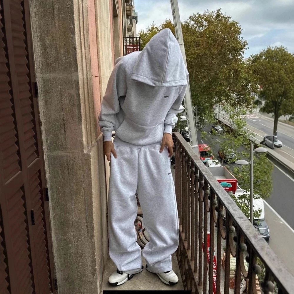 6PM Logo Embroidered Hiphop Fleece Hoodie