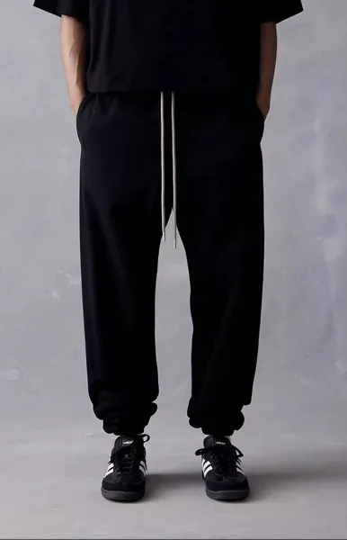 Fear of God Essentials Arch Logo Black Crewneck Sweatshirt - 9