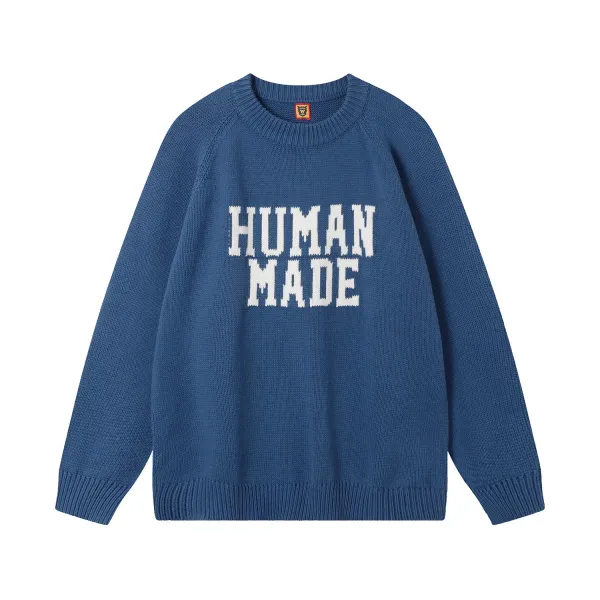 Human Made Dog Knit Sweater Army Green - 16