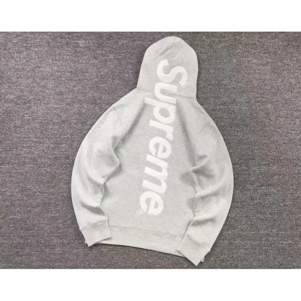 Supreme Box Logo Hoodie Light Gray - 1