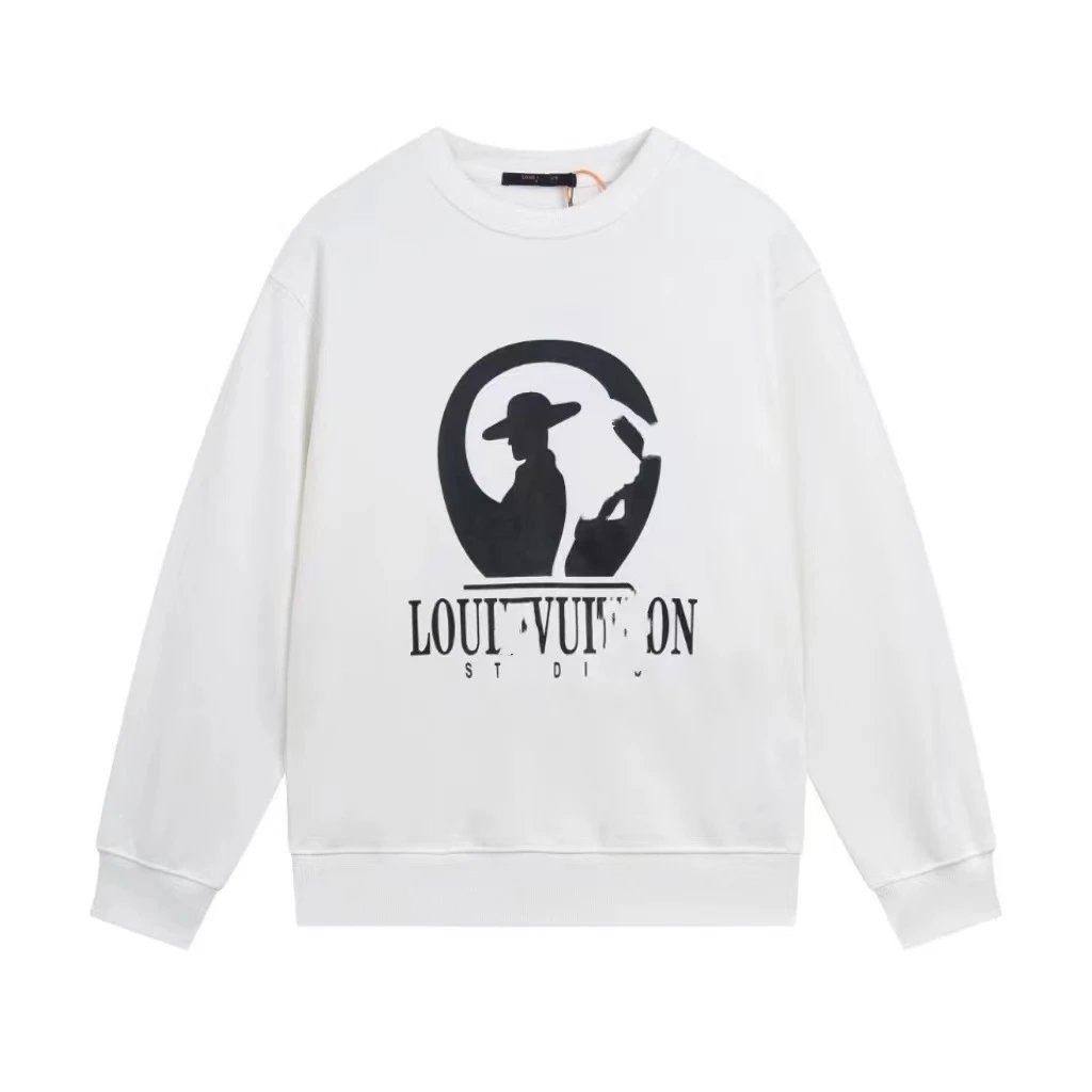 Letter Print Relaxed Crewneck Sweatshirt