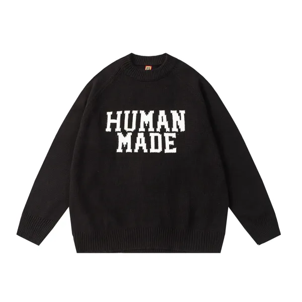 Human Made Dog Knit Sweater Army Green - 5