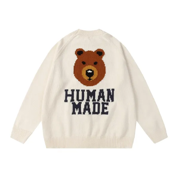 Human Made Dog Knit Sweater Army Green - 8