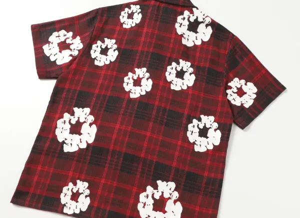Burberry Check Print Floral Shorts Red - 13