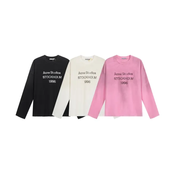 Acne Studios Stockholm 1996 Long-Sleeve T-Shirt Navy - 10