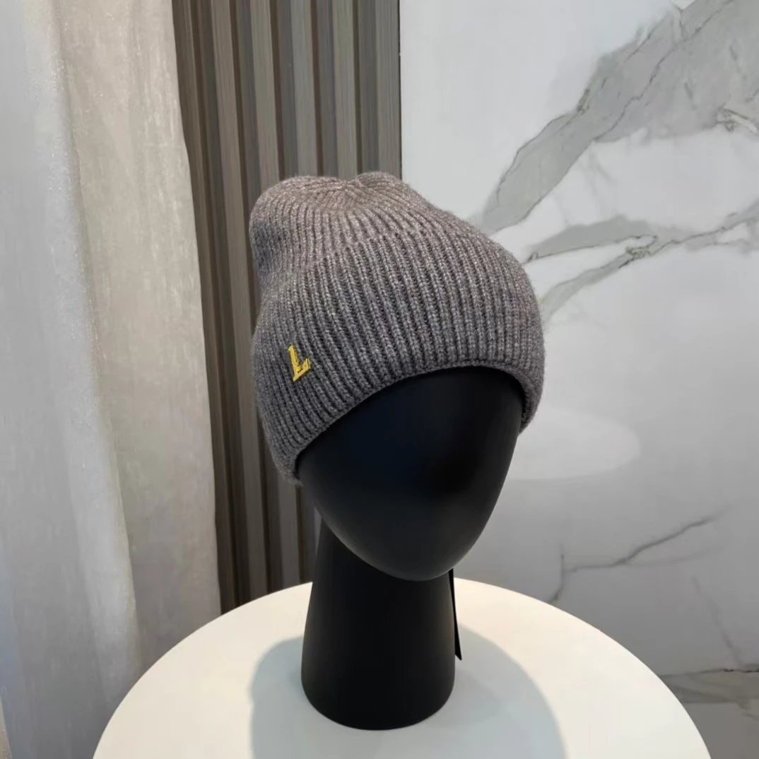 Celine Logo-Embellished Ribbed Knit Beanie White - 4