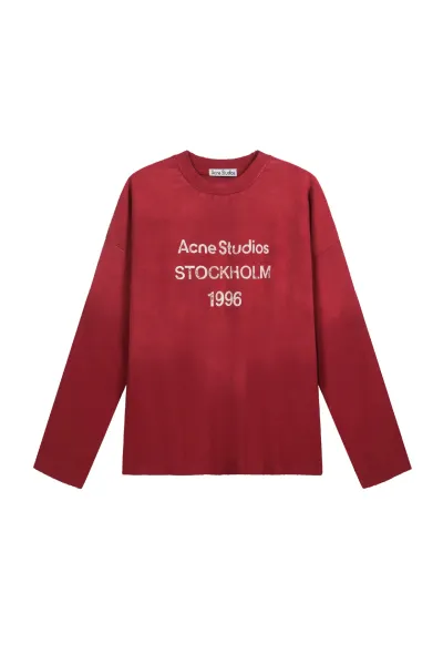 Acne Studios Stockholm 1996 Red Long-Sleeve T-Shirt - 1