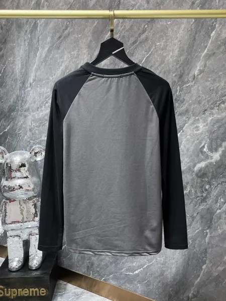 Chrome Hearts Triple Cross Black Long-Sleeve Tee with Lip and Bow Print - 9
