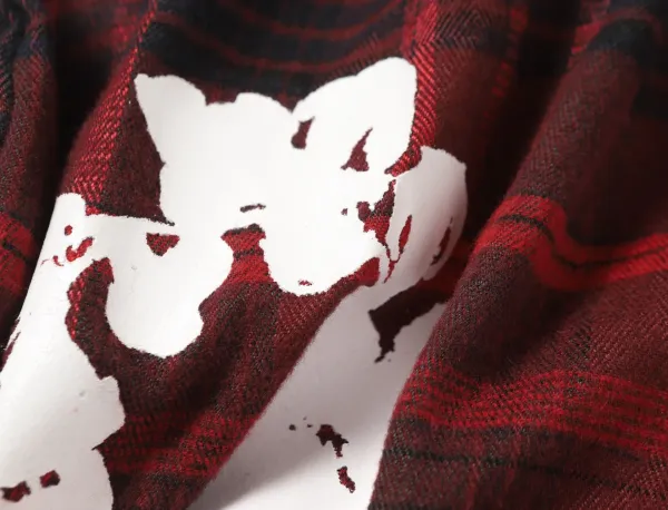Burberry Check Print Floral Shorts Red - 14