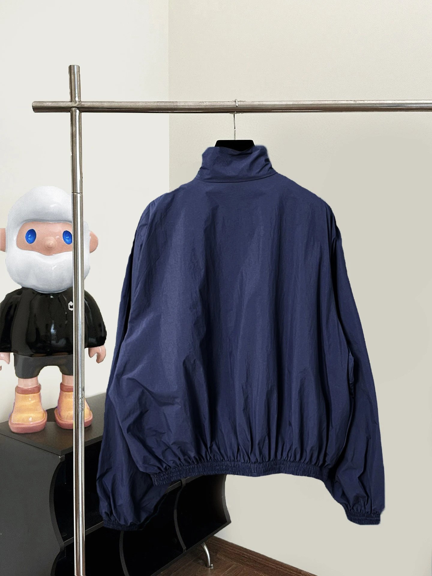 Half Circle Embroidery Letter Reflective Jacket photo 7