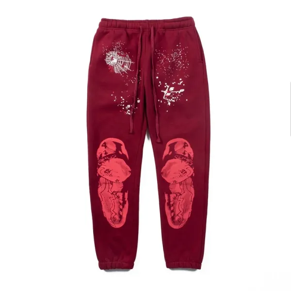 Off-White x Spider-Man Graphic Print Black Sweatpants - 22