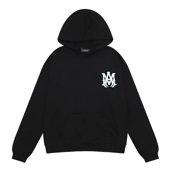 Amiri Logo Hoodie Black - 1