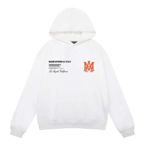Mihara Yasuhiro x AM Logo White Hoodie - 1
