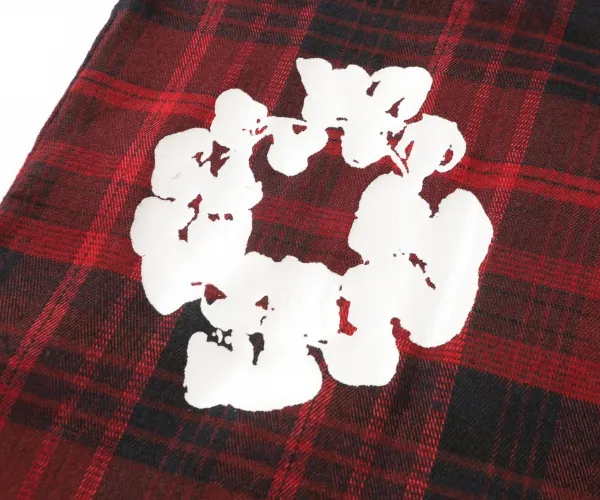 Burberry Check Print Floral Shorts Red - 15