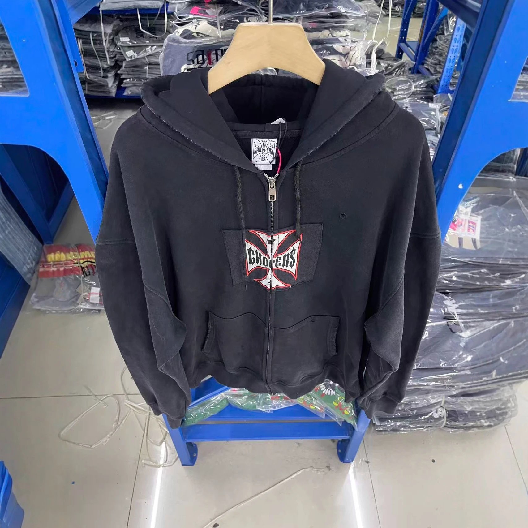 West Coast Choppers Distressed hoodie