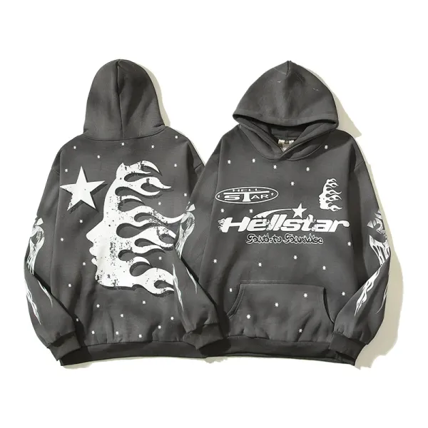 HELLSTAR Core Collection Hoodie Multicolor Streetwear - 9