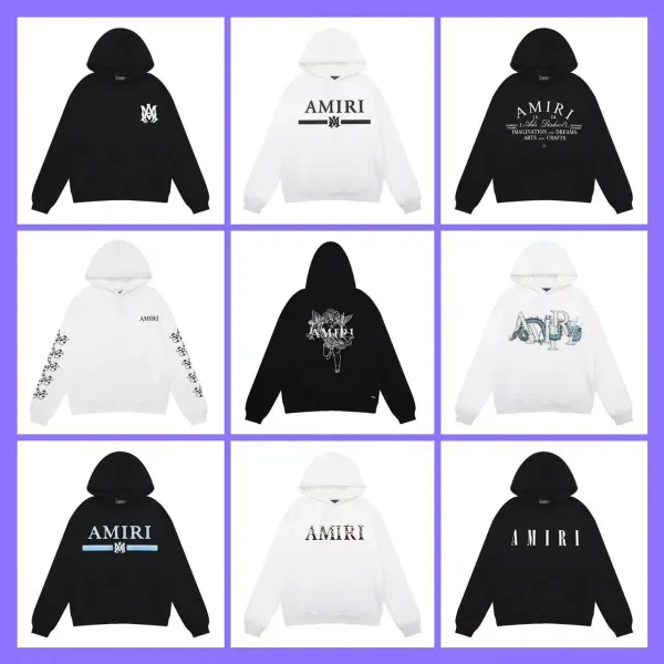 Amiri Art District White Hoodie - 4