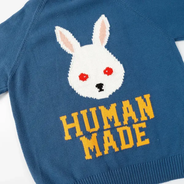 Human Made Dog Knit Sweater Army Green - 25