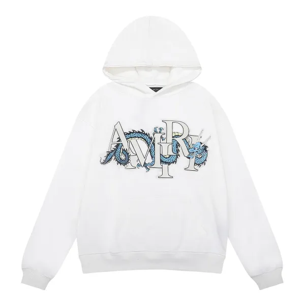 Amiri Art District White Hoodie - 7