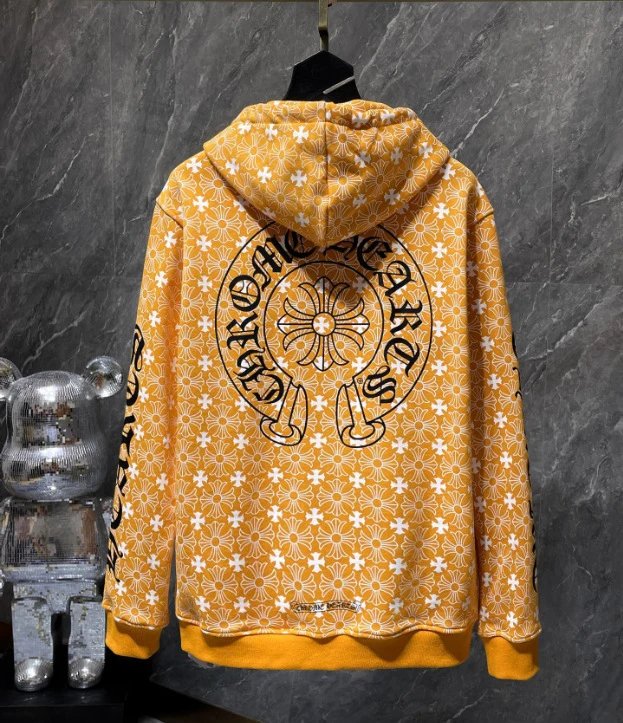 Chrome Hearts Cross Motif Hoodie White - 27