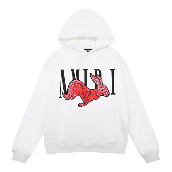 Amiri Art District White Hoodie - 5