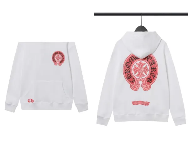 Chrome Hearts Cross Embroidered Black Hoodie - 13