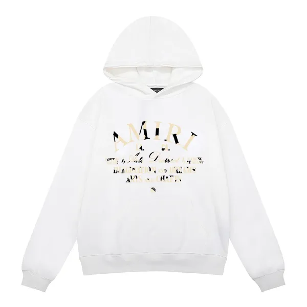 Amiri Art District White Hoodie - 1