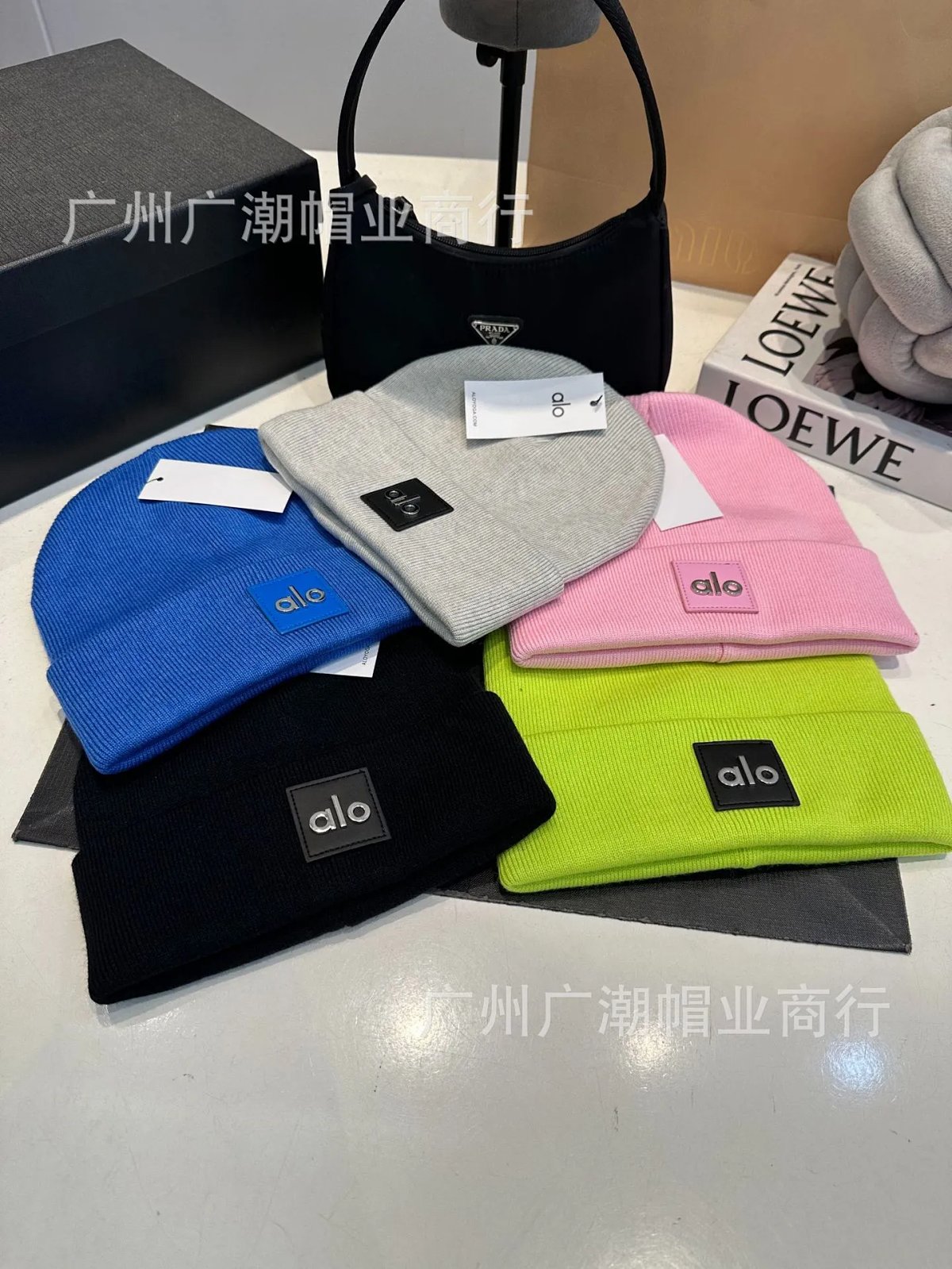 Alo Beanie Pink Knit Hat product detail 2 in Litbuy spreadsheet finds