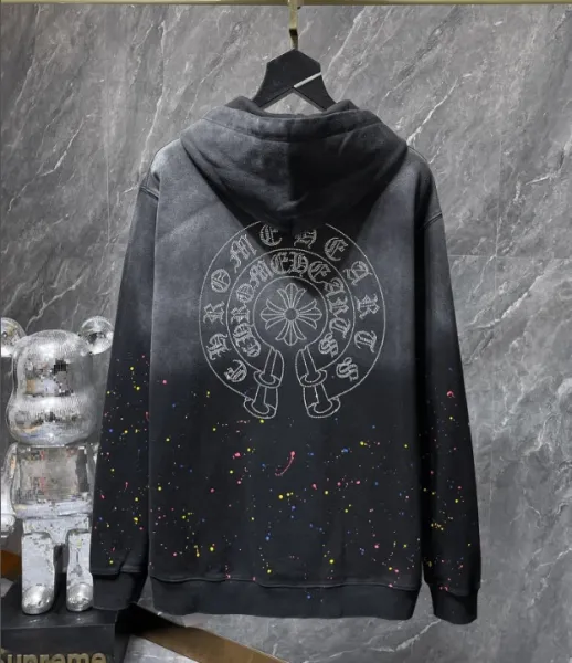Chrome Hearts Cross Motif Hoodie White - 6