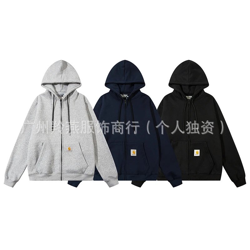 Carhartt WIP Script Logo Hoodie Army Green - 3